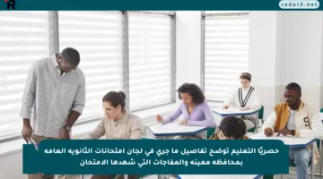 حصريًا التعليم توضح تفاصيل ما جرى في لجان امتحانات الثانوية العامة بمحافظة معينة والمفاجآت التي شهدها الامتحان